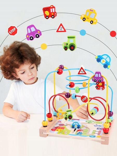 Zabawka edukacyjna układanka labirynt zdjęcie 2