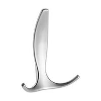 Wieszak meblowy E18, 3 ramienny, aluminium mat