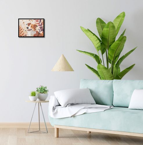 Plakat 35x25cm Collie Jesienną Porą na Arena.pl