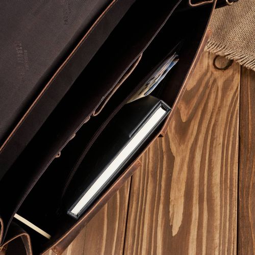 torba męska na ramię skórzana vintage brązowa paolo peruzzi t-100-hbr na Arena.pl