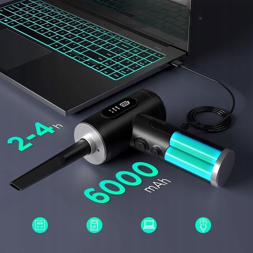 ODKURZACZ RĘCZNY SAMOCHODOWY BEZPRZEWODOWY DO AUTA DOMU 2W1 DMUCHAWA na Arena.pl