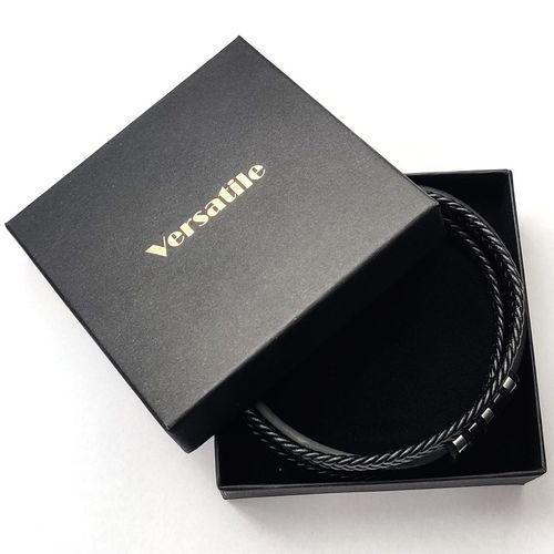 Bransoletka męska SKÓRZANA REGULOWANA Z GRAWEREM DZIEŃ OJCA TATY VERSATILE na Arena.pl