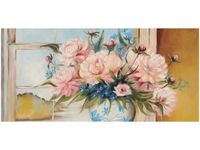 OBRAZ BUKIET KWIATÓW STOLE