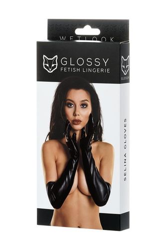 Glossy Gloves Selina - Black L na Arena.pl