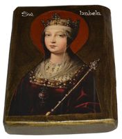 Ikona Święta Izabela patronka ludzi chorych