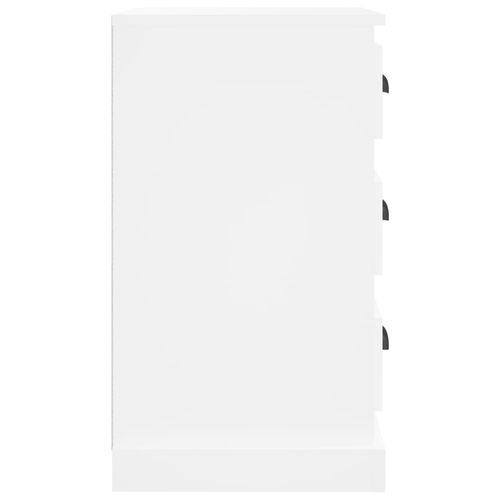 Szafka nocna, biała, 39x39x67 cm, materiał drewnopochodny na Arena.pl