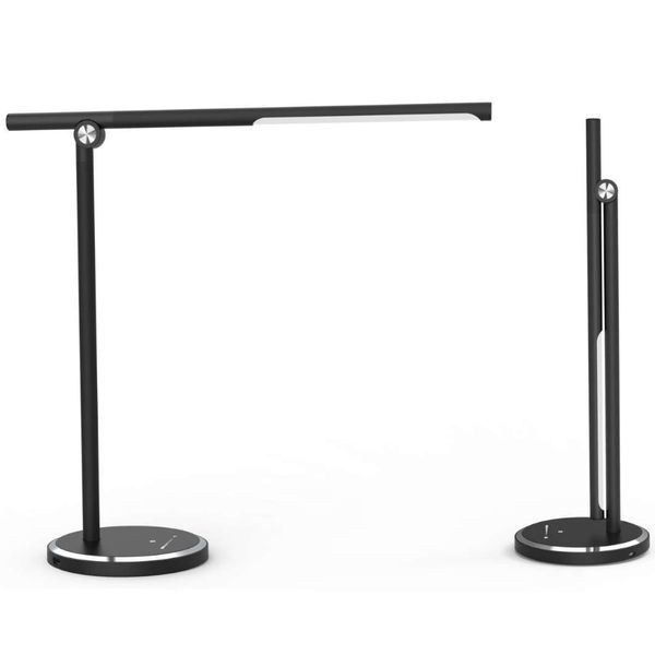 LAMPA biurkowa SMART 8358 Nowodvorski regulowana LAMPKA stojąca LED 8W 3000K-6000K z portem USB czarna zdjęcie 2