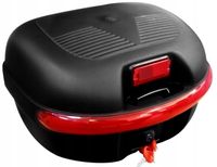 KUFER MOTOCYKLOWY UNIWERSALNY ! Z OPARCIEM ! 30 L SKUTER MOTOROWER MOTOCYKL
