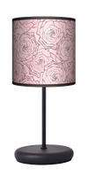 Lampa stołowa - EKO - Pudrowe róże