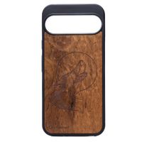 drewniane etui bewood do google pixel 10 / 10 pro wilk imbuia