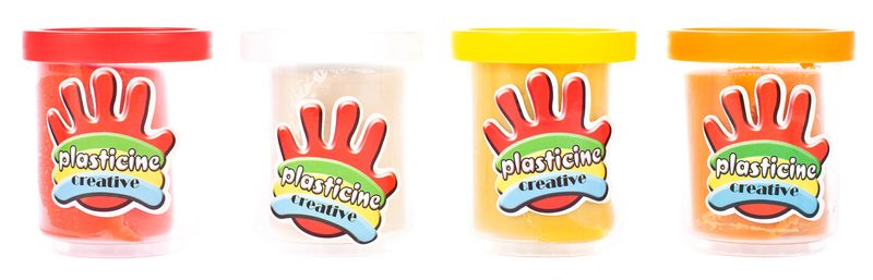 Ciastolina - Masa Plastyczna 4 Kubeczki, Foremki i Akcesoria zdjęcie 3