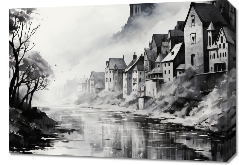 Obraz 70x50cm Mglisty Refleks zdjęcie 1