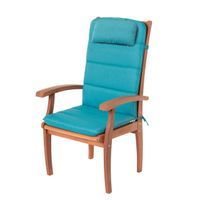 Poduszka ANTONIA na krzesło, leżak ogrodowy plażowy, poducha 121x50x6