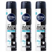 NIVEA MEN Black & White Antyperspirant męski w sprayu - Dezodorant