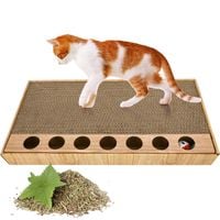 drapak dla kota do drapania zabawka tekturowy kartonowy  piłka poziomy