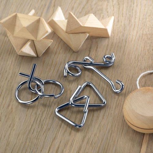 Zestaw 3 metalowych łamigłówek na Arena.pl