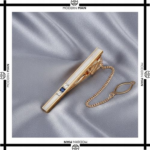 Spinka do krawata + PUDEŁKO złota klasyczna modna prezent dla Niego na Arena.pl