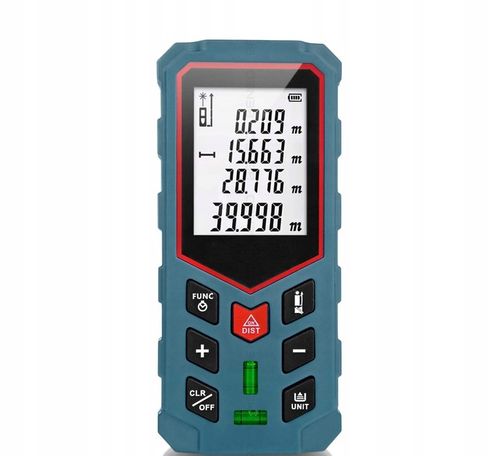DALMIERZ LASEROWY POZIOMICA MIERNIK ODLEGŁOŚCI CYFROWY KĄTOMIERZ na Arena.pl