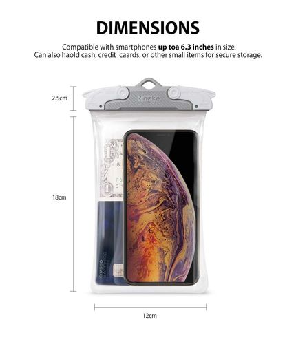 RINGKE UNIVERSAL WATERPROOF CASE GREY na Arena.pl