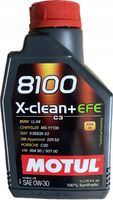 OLEJ MOTUL 8100 X-CLEAN+ EFE 0W30 1L VW 504/507 LL04