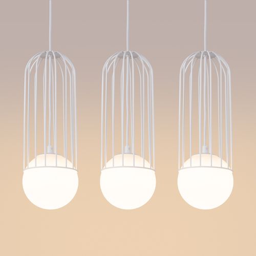 Lampa wisząca BRINA 3L biała na Arena.pl