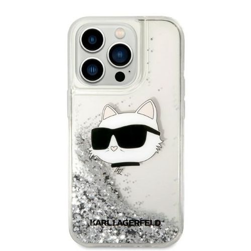 Etui Karl Lagerfeld do iPhone 14 Pro Max, Srebrny na Arena.pl