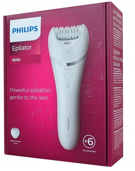 Depilator do Nóg Bikini Pachy Philips BRE715/00 Na Mokro Sucho 6 akcesoriów zdjęcie 1