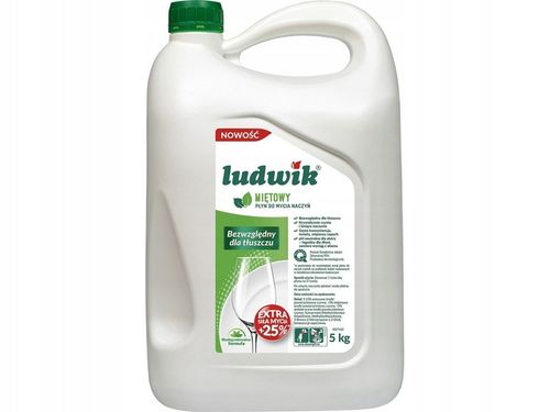Płyn do mycia naczyń LUDWIK Mięta 5000 ml na Arena.pl