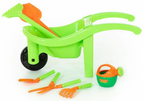 DUŻA TACZKA OGRODOWA ŁOPATKA GRABKI+AKCES. 63243 na Arena.pl