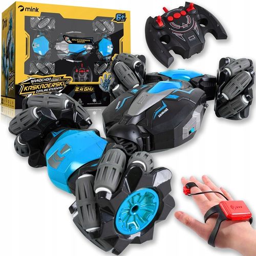 SAMOCHÓD ZDALNIE STEROWANY RC RĘKĄ GESTAMI PILOT AUTO PODŚWIETLENIE LED 4x4 na Arena.pl