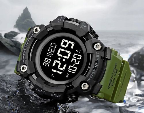 Zegarek męski elektroniczny militarny taktyczny wiele funkcji na Arena.pl