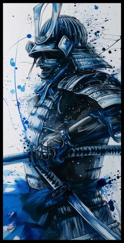 Plakat 50x100cm Samuraj w Błękicie na Arena.pl