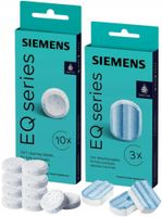 2 x Tabletki odkamieniajace Siemens + tabletki do czyszczenia ekspresu Siem