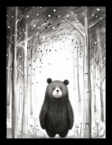 Plakat 15x20cm Ciekawski Miś na Arena.pl