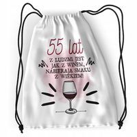 Plecak Urodziny 55 55Te Sportowy Szkolny Worek Z Nadrukiem Ze Zdjęciem