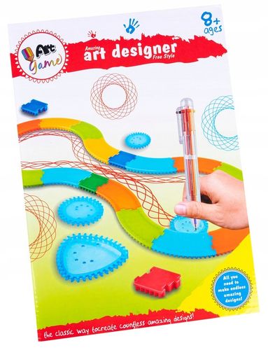 Spirograf Zestaw Do Rysowania 3D Dla Dzieci Szablony Gratis Kreatywna na Arena.pl