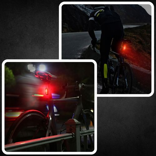 Zestaw Oświetlenia Rowerowego LED z Akumulatorem - Lampka Przednia i Tylna na Arena.pl