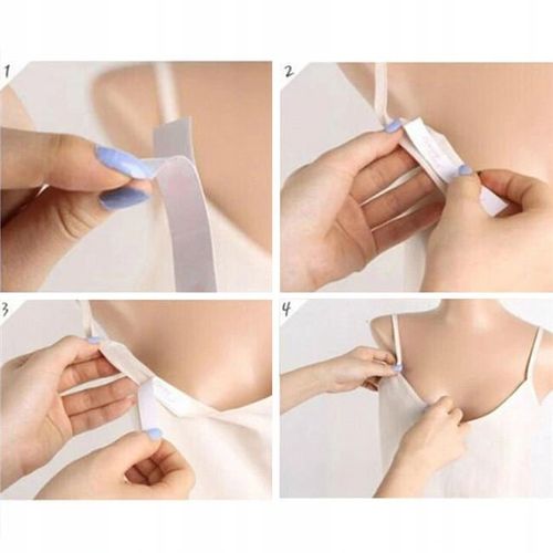 TAŚMA transparentna STYLIZACJI UBRAŃ sukien biust na Arena.pl