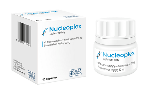 Nucleoplex nukleotydy urydyna cytydyna 45 kapsułek
