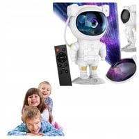 PROJEKTOR GWIAZD ASTRONAUTA DLA DZIECI LAMPKA NOCNA RZUTNIK NIEBA LED