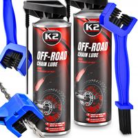 2 x K2 SMAR OFF-ROAD DO ŁAŃCUCHÓW ROWERU ŁAŃCUCHA ROWEROWEGO + SZCZOTKA