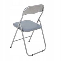 47908 Krzesło turystyczne skladane szare PATIO