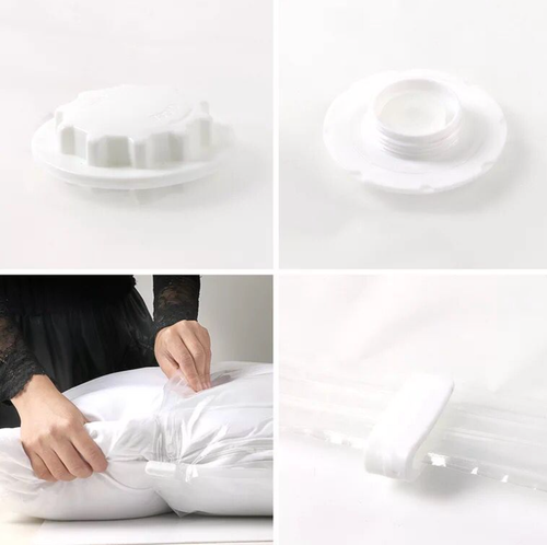 Solidny worek próżniowy na pościel ubrania koce wielokrotnego użytku 80x100 na Arena.pl