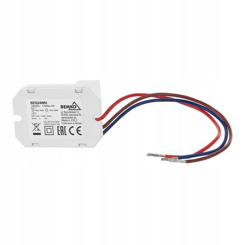 Lampki schodowe z CZUJNIKIEM RUCHU zmierzchu 230v 2W LED Z CZARNA ZIMNA na Arena.pl