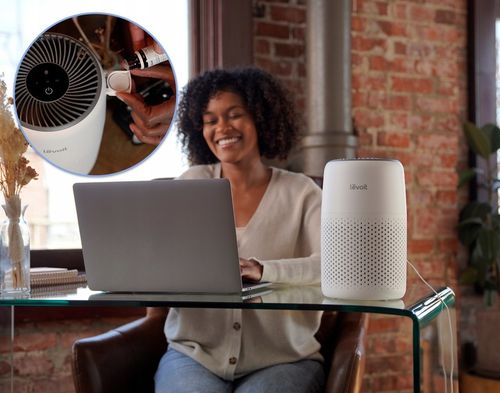 Oczyszczacz powietrza Levoit Core Mini HEPA wydajny 78 m3/h aroma 16 m2 na Arena.pl