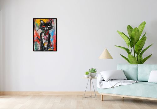 Plakat 50x70cm Gburowaty Kiciak na Arena.pl