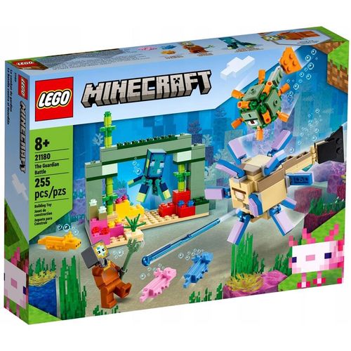 Lego Minectraft Walka Bitwa Ze Strażnikami 21180 na Arena.pl