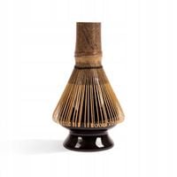 Bambusowa miotełka do matchy chasen z ciemnego bambusa MOYA Matcha