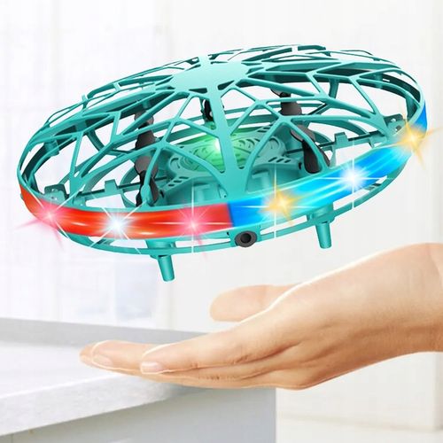 LATAJĄCY mini DRON UFO Dysk Kula Sterowany Ręką Dłonią ŚWIECĄCY LED IR na Arena.pl