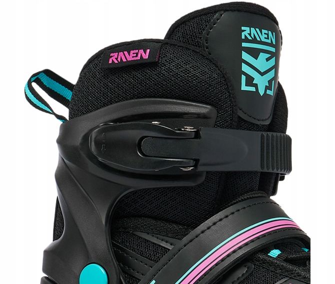 Rolki Regulowane RAVEN Drill Mint/Pink 38-42 zdjęcie 3